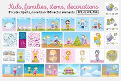 Kids and Families vector art Product Image 6