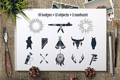 Wild at Heart. Native American Vintage Badges. Vol.1 Product Image 3