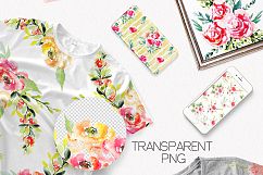 Watercolor Bright Flowers Product Image 6