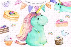 Cakes &amp; Unicorn. Tasty Clip art Product Image 2