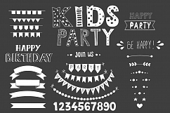 Hand drawn Kids party design elements Product Image 3