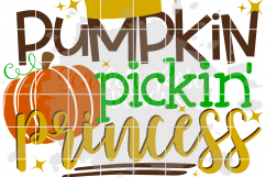 Pumpkin Pickin Princess SVG Product Image 2
