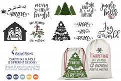 CHRISTMAS Holidays Bundle - 12 SVG Designs Product Image 1