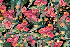 Watercolor iris flowers set. Product Image 3