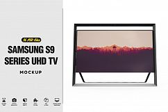Samsung S9 Series UHD TV Mockup Product Image 1