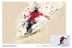 Sports Modern Art Photoshop Action Product Image 7