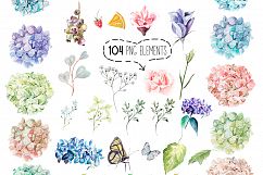 HandDrawn WATERCOLOR Wedding Flowers Product Image 2