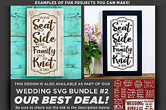 Choose A Seat Not A Side Wedding SVG File - 5517 Product Image 3