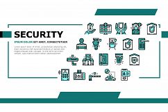 Home Security Device Landing Header Vector Product Image 1