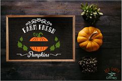 Farm fresh pumpkins, Halloween in SVG, DXF, PNG, EPS, PDF Product Image 2