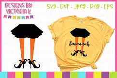 Girly Witch legs, Halloween, SVG, DXF, EPS Product Image 1