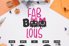 Fab Boo Lous Halloween Design SVG DXF EPS AI Product Image 1