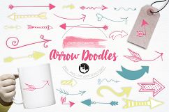 Arrow Doodles graphics and illustrations Product Image 1