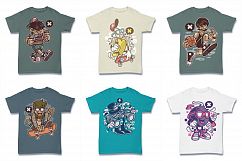  Cartoon Vector #2 Tshirt Design Bundle Product Image 7