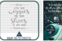 Leave Your Shoes at the Door SVG, Farmhouse svg, Farmhouse decor, cut file, for silhouette, for cricut Product Image 1