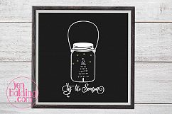 Tis the Season Mason Jar SVG Product Image 2