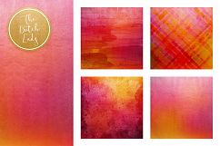 Shiny Red &amp; Pink Scrapbook Papers Product Image 3