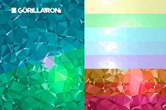 150 colorful polygon backgrounds by Gorillaroni Product Image 13