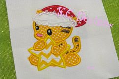Christmas Baby Tiger Machine Applique Embroidery Design Product Image 3