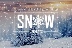 30 Real Snow Overlays Product Image 1