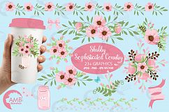Country floral clipart, graphics, illustrations AMB-1080 Product Image 1