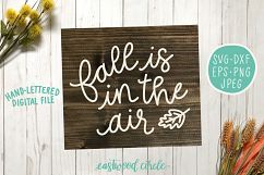 Fall Is in the Air SVG Cut File Product Image 1