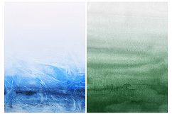 Natural Watercolor Ombre Backgrounds Product Image 5