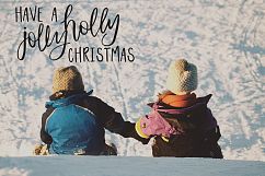 40 Christmas Photo Overlays + FREE symbols font Product Image 10