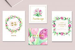 Tulips Watercolor Floral Bundle Product Image 3