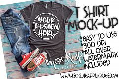 Gray t shirt mock up 6495 Product Image 1