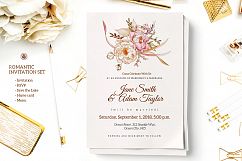 Romantic Wedding Invitation Set Product Image 1