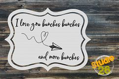 I love you bunches SVG Product Image 1