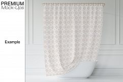 Bath Curtain Mockup Pack Product Image 7