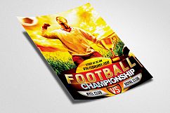 Football Championship Match Flyer Template Product Image 2