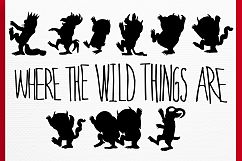 Where the Wild Things Are SVG, Where the Wild Things Are clipart, Where the Wild Things Are, svg/dxf/eps/png, Cricut, Silhouette cut files Product Image 1