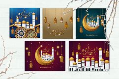 5 Ramadan Kareem, greeting background - VOL 1 Product Image 2