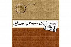 Linen Digital Paper - 12 Natural / Neutral Colors Burlap Product Image 2
