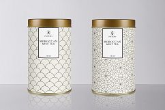 8 Seamless Moroccan Patterns - Ivory &amp; Dark Gray Product Image 3