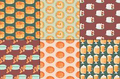 Pumpkin Spice Digital Paper Product Image 3