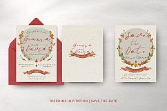 Autumn Floral Wedding Invitation Suite Product Image 10