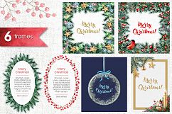 Watercolor Christmas cliparts Product Image 14