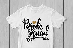 Bride Squad - Wedding SVG EPS DXF PNG Cutting Files Product Image 3