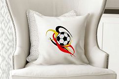 Soccer Ball Player Sport Machine Embroidery Design Set Product Image 2