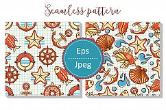 Marine and nautical decor.  Underwater life. Sea ornament. Eps, Png, Jpeg.  Product Image 13