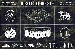 Rustic Logos &amp; Illustrations AI PNG Product Image 7