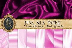 16 Pink Luxury Silk Satin Cloth Texture Digital Papers Product Image 2