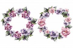 HandDrawn Watercolor Bundle FLOWERS2 Product Image 18