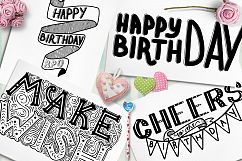 Happy BIRTHDAY | Lettering Product Image 1
