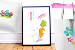 Easter Bunny graphics and illustrations Product Image 5
