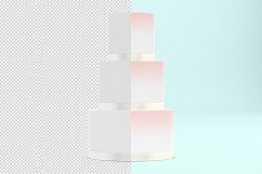 Cake mockup. Product place. PSD object mockup. Product Image 2